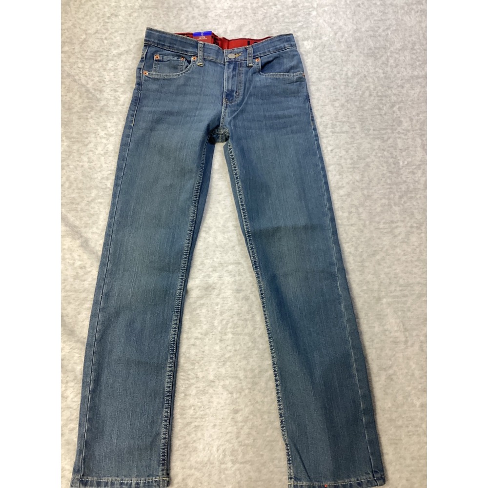 Levis Boys 511 Slim Flex Stretch Jeans West Lake Blue Size 12 Reg 9T E227 NEW